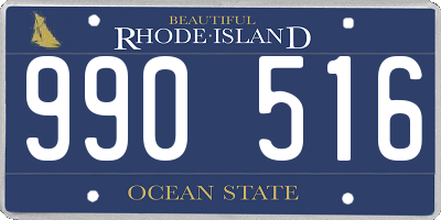 RI license plate 990516