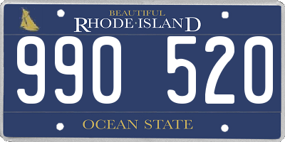 RI license plate 990520