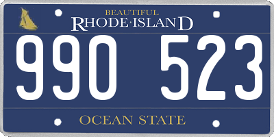 RI license plate 990523