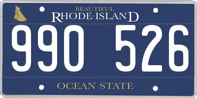 RI license plate 990526