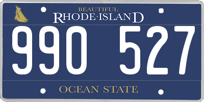 RI license plate 990527