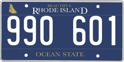 RI license plate 990601
