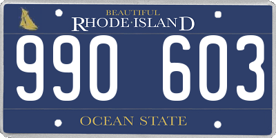 RI license plate 990603