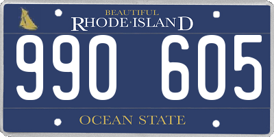 RI license plate 990605