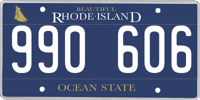 RI license plate 990606