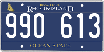 RI license plate 990613