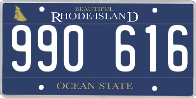 RI license plate 990616