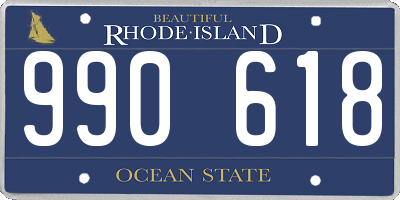 RI license plate 990618