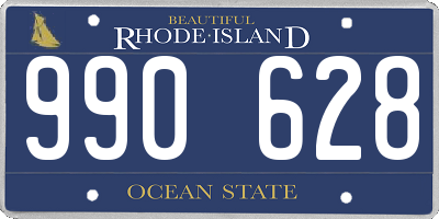 RI license plate 990628