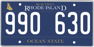 RI license plate 990630