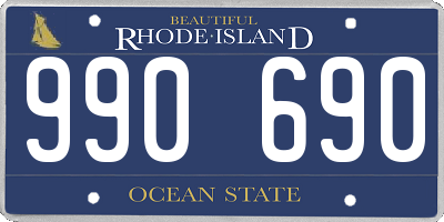 RI license plate 990690