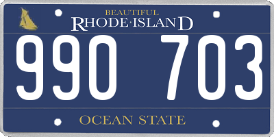 RI license plate 990703