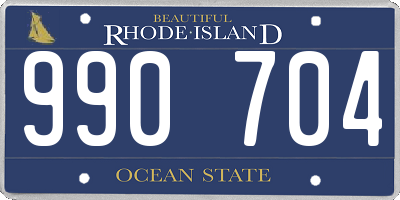 RI license plate 990704