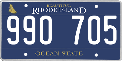 RI license plate 990705