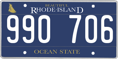 RI license plate 990706