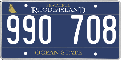 RI license plate 990708