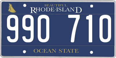 RI license plate 990710
