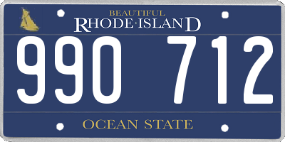 RI license plate 990712