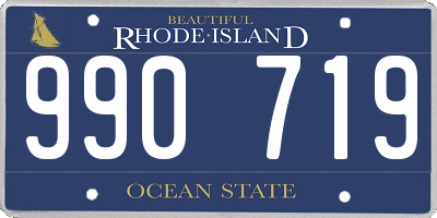 RI license plate 990719