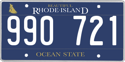 RI license plate 990721