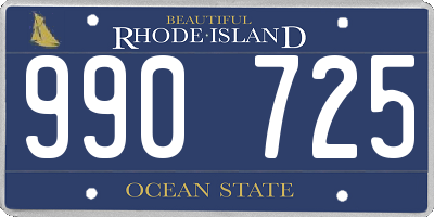 RI license plate 990725