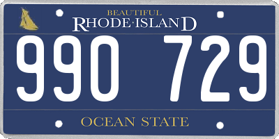 RI license plate 990729