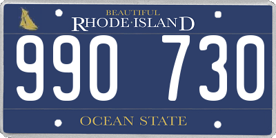 RI license plate 990730