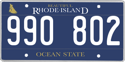 RI license plate 990802