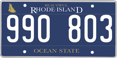 RI license plate 990803