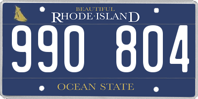 RI license plate 990804