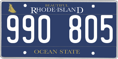 RI license plate 990805