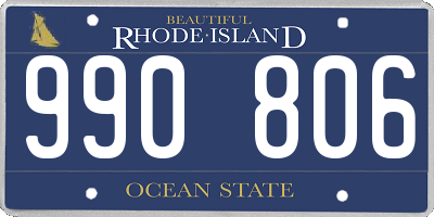 RI license plate 990806