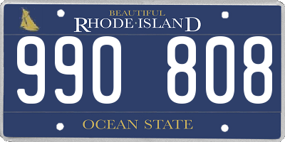 RI license plate 990808