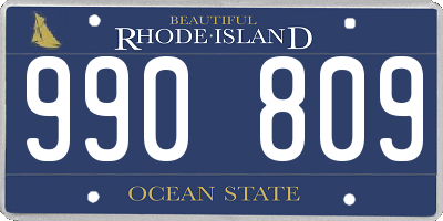 RI license plate 990809