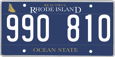 RI license plate 990810