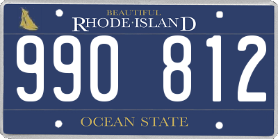 RI license plate 990812