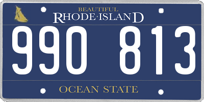 RI license plate 990813