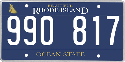 RI license plate 990817