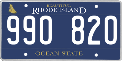 RI license plate 990820