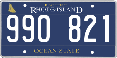 RI license plate 990821