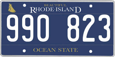 RI license plate 990823