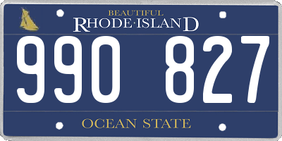 RI license plate 990827