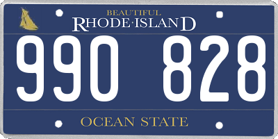 RI license plate 990828