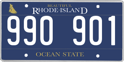 RI license plate 990901