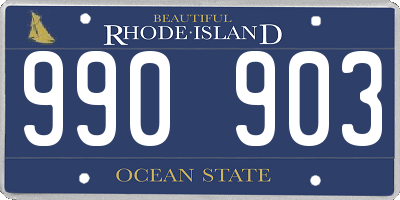 RI license plate 990903