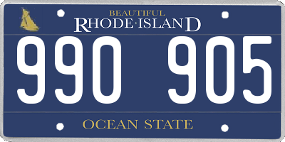 RI license plate 990905