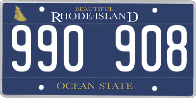 RI license plate 990908