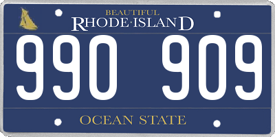 RI license plate 990909