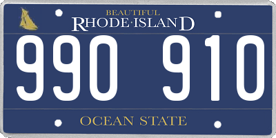 RI license plate 990910