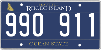 RI license plate 990911